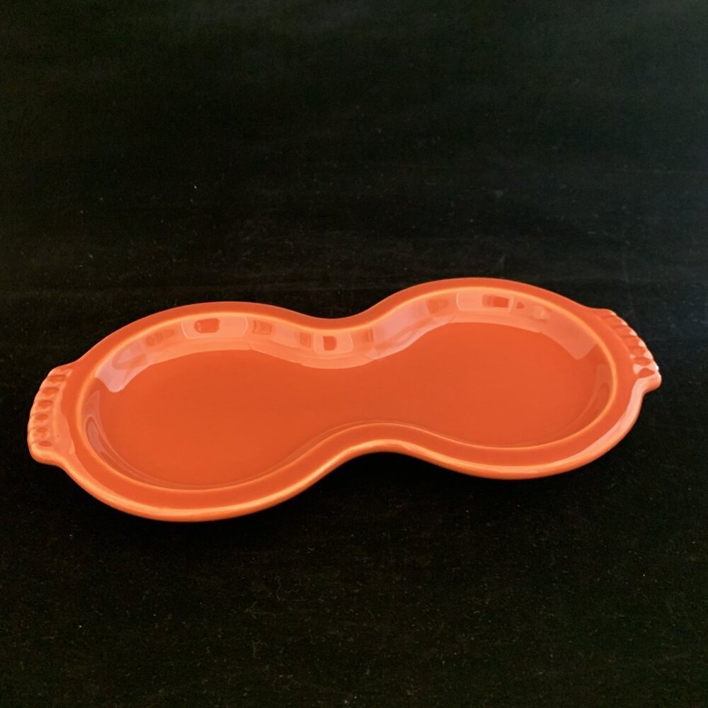 Fiesta Cinnabar Sugar Creamer Tray Underplate Fiestaware Home Laughlin HLC USA